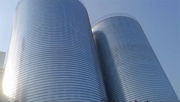 绩溪2座混凝土高架卷板仓